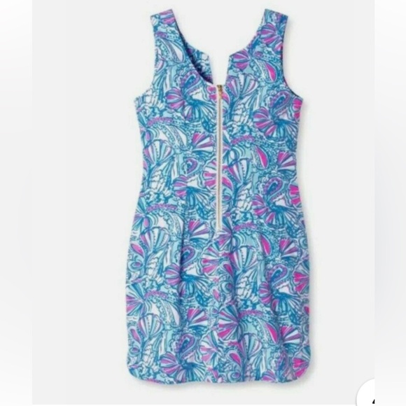 Pulitzer for Target Shift Dress My Fans blue 6 - Picture 5 of 13